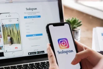 Ilustrasi platform Instagram.