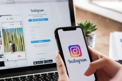 Ilustrasi platform Instagram.