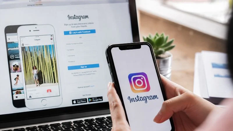 Ilustrasi platform Instagram.
