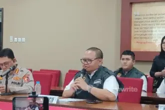Kabagops Kortastipikor Polri Kombes Yusuf Afandi dalam konferensi pers, Senin, 20 Juli 2026.