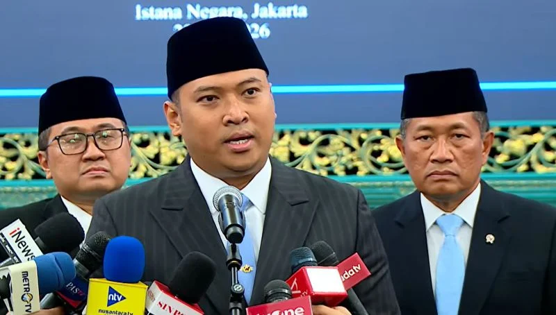 Kepala BGN Sudaryono usai dilantik Presiden Prabowo Subianto di Istana Kepresidenan.