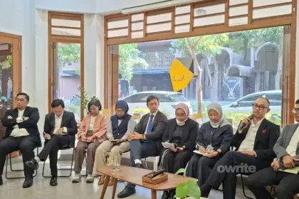 Konferensi pers Panitia Seleksi Kabinet Bayangan di Jakarta, Senin, 27 Juli 2026.