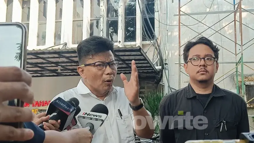 Pengacara Don Ritto, Handika Hanggowongso, di Polda Metro Jaya, 14 Juli 2026.