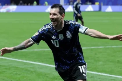Kapten Pemain Timnas Argentina Lionel Messi.