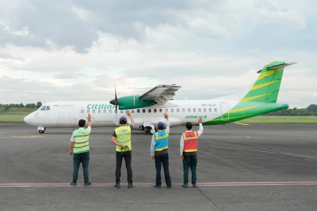 Pesawat ATR-72 milik Maskapai Cililink. (Sumber: Citilink)