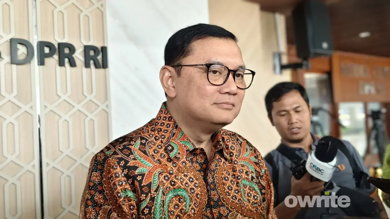 Kepala Departemen Komunikasi BI Ramdan Denny Prakoso (sumber: Owrite/Anisa Aulia)