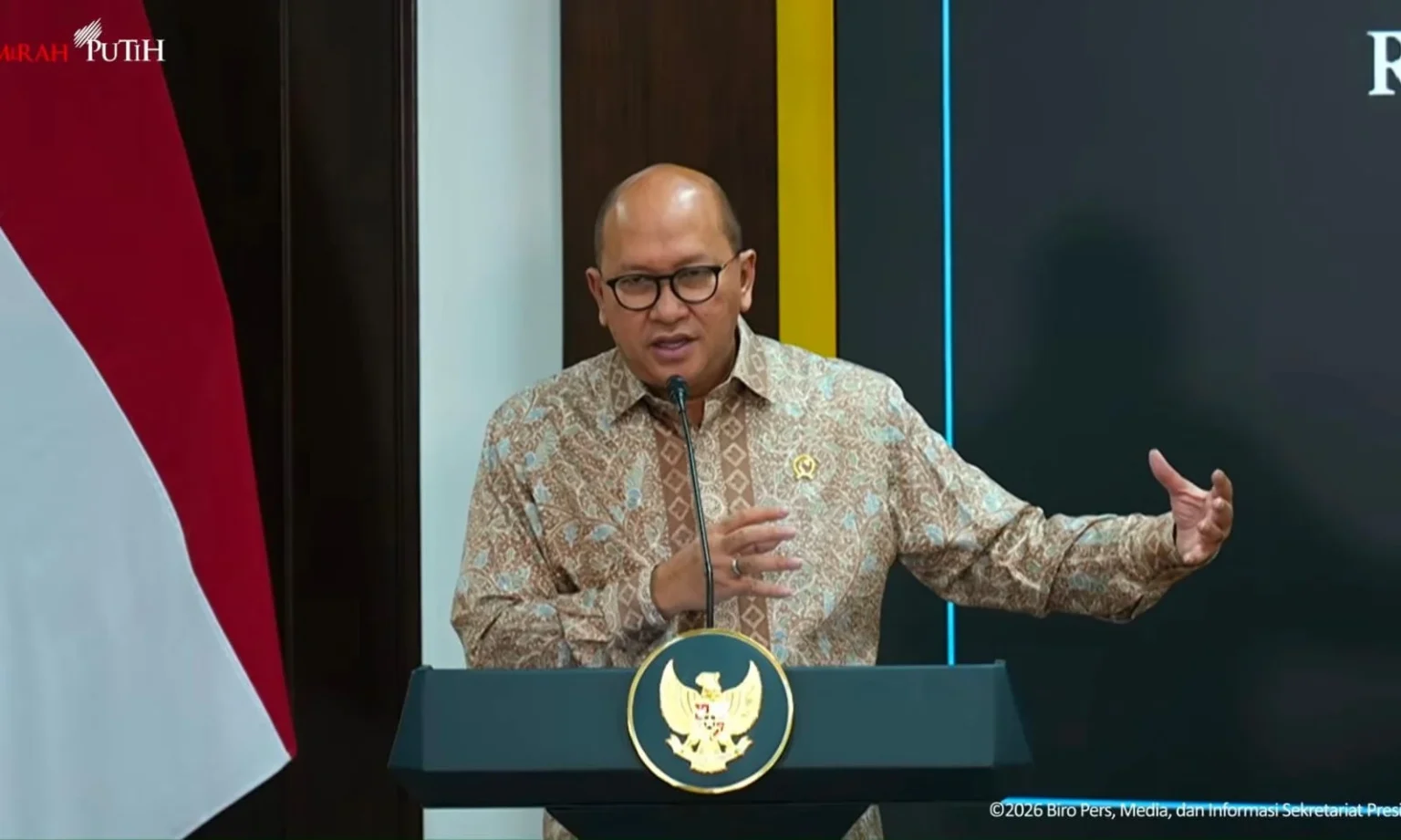 Menteri Investasi dan Hilirisasi/Kepala BKPM Rosan Roeslani (sumber: Youtube/Sekretariat Presiden)
