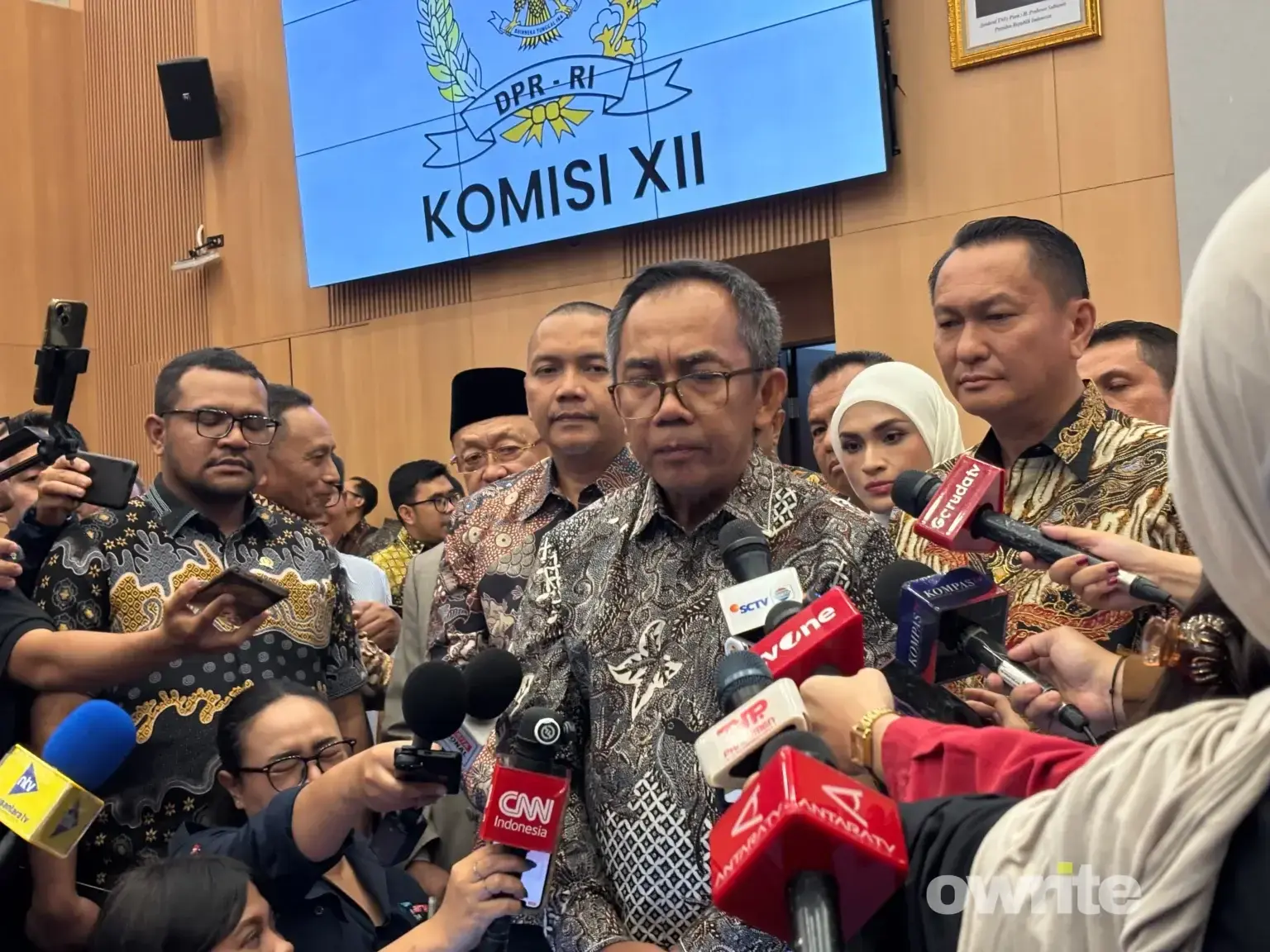 Wakil Direktur Utama Pertamina Patra Niaga Taufik Adityawarman di Komisi XII DPR RI. (Sumber: Owrite/Rika Pangesti)