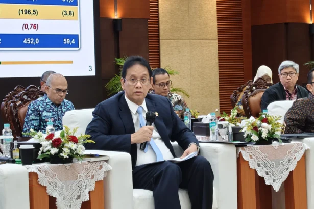 Menteri Keuangan Purbaya Yudhi Sadewa dalam konferensi pers APBN KiTA (sumber: Owrite/Anisa Aulia)