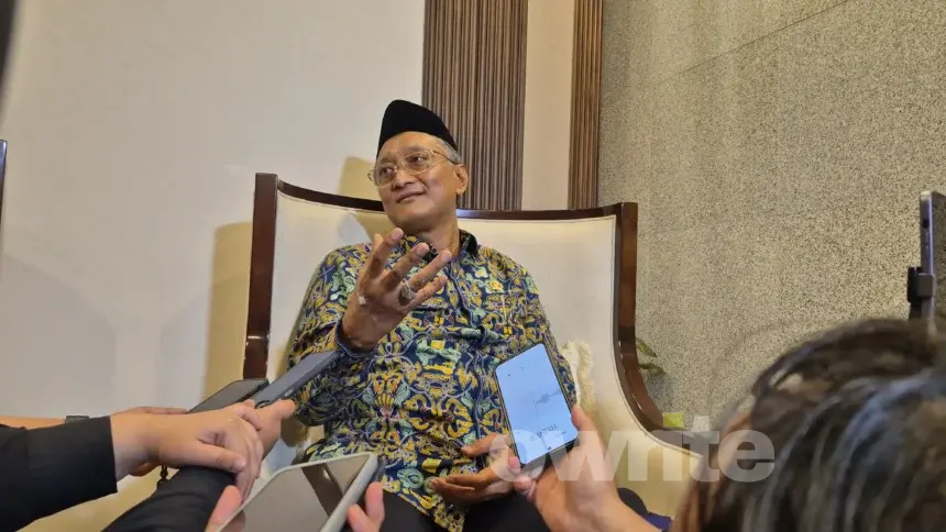 Menteri PU Dody Hanggodo saat dijumpai Wartawan di Kantornya. (Sumber: Owrite/Nantania Longdong)