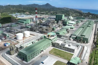 Smelter tembaga AMMAN di Kabupaten Sumbawa Barat, Nusa Tenggara Barat, yang Rampung Dibangun. (Sumber: Amman Mineral)