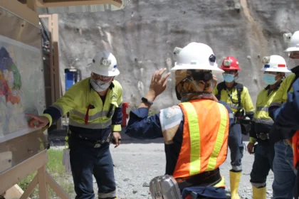 Proyek Tembaga Tujuh Bukit di bawah Tambang Emas Tujuh Bukit. (Sumber: Merdeka Copper Gold)