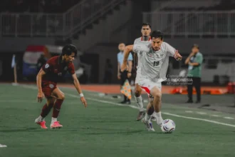 Pemain Timnas Indonesia Tom Haye. (Sumber: Media PSSI)