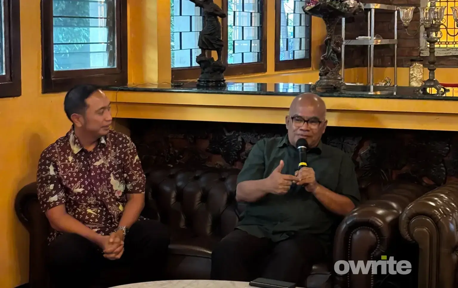 Mantan Wakil Ketua KPK Amien Sunaryadi dalam sebuah diskusi di Jakarta, 15 Juli 2026.