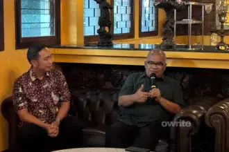 Mantan Wakil Ketua KPK Amien Sunaryadi dalam sebuah diskusi di Jakarta, 15 Juli 2026.