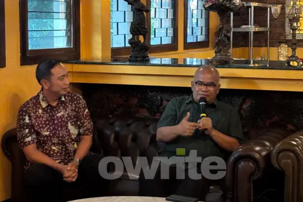 Mantan Wakil Ketua KPK Amien Sunaryadi dalam sebuah diskusi di Jakarta, 15 Juli 2026.