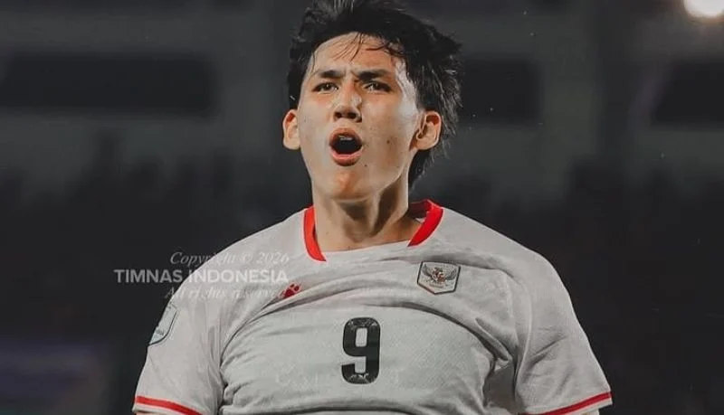 Penyerang muda Timnas Indonesia Mitchell Baker