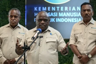 Menteri HAM Natalius Pigai.