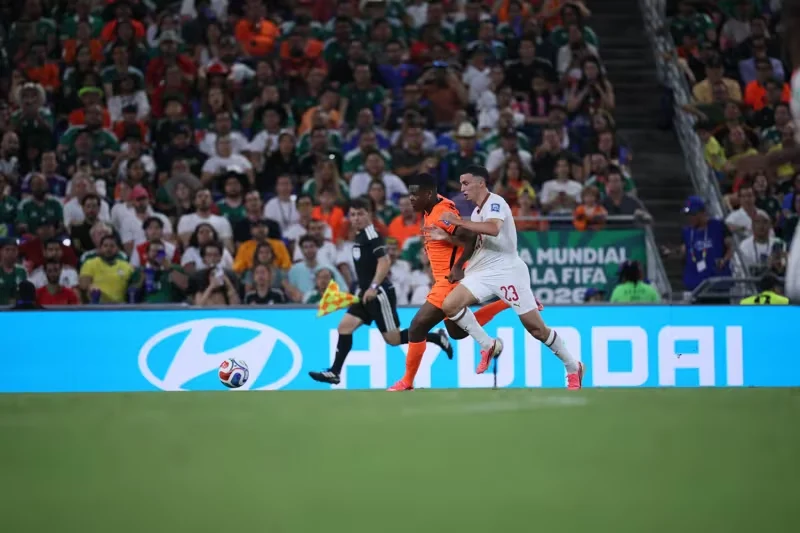 Timnas Belanda vs Maroko dalam Piala Dunia 2026.