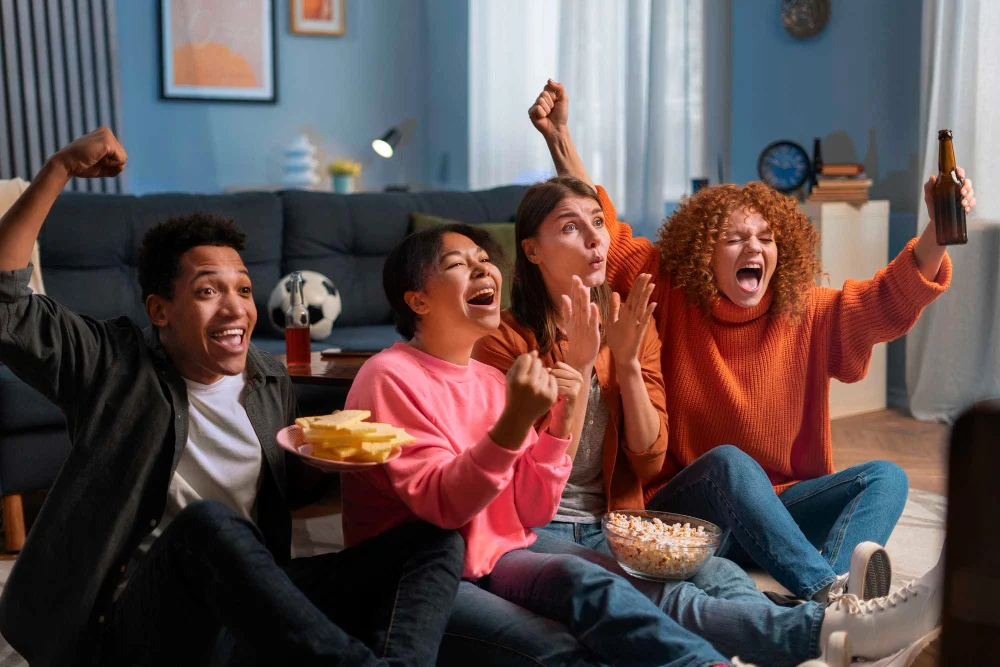 Ilutrasi nonton bareng Piala Dunia 2026.