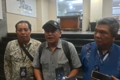 Ketua Bidang Pembelaan dan Pembinaan PWI Andrico Pasaribu di Polda Metro Jaya, Selasa, 28 Juli 2026.