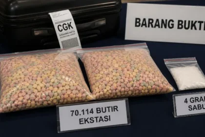 Ilustrasi penyelundupan narkoba via Bandara Soetta.