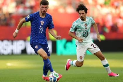 Pertandingan antara Portugal melawan Kroasia (Sumber: FIFA)