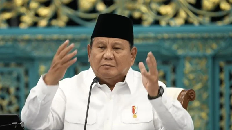 Presiden Prabowo Subianto dalam Sidang Kabinet Paripurna, di Istana Negara Senin, 20 Juli 2026.