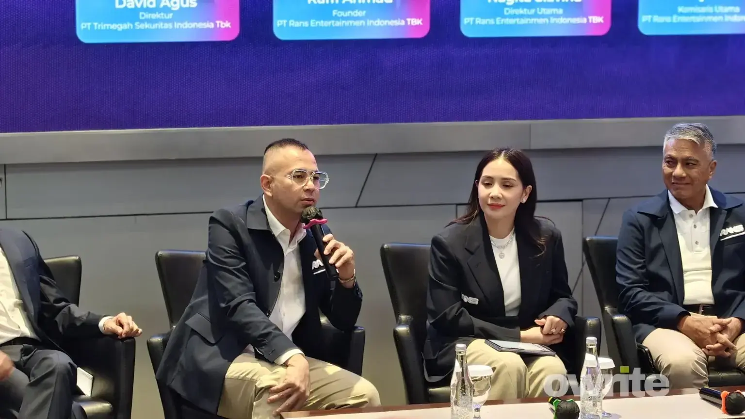 IPO RANS Entertainment di Bursa Efek Indonesia (sumber: Owrite/Anisa Aulia)