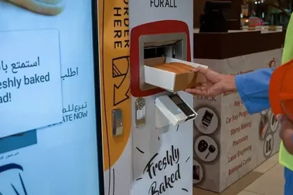 Mesin roti gratis di Dubai beroperasi selama 24 jam.
