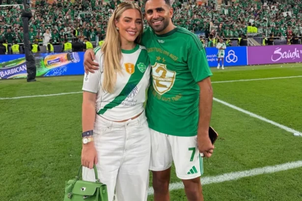 Taylor Ward, istri bintang sepak bola Aljazair, Riyad Mahrez