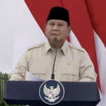 Presiden Prabowo Subianto saat groundbreaking Proyek Abadi Masela. (Sumber: YT BPMI)