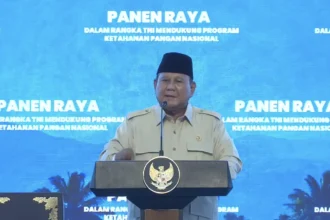 Presiden Prabowo Pimpin Panen Raya Serentak di Seluruh Indonesia Bersama TNI, 17 Juli 2026. (Sumber: YT BPMI)