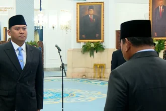 Sudaryono dilantik menjadi Kepala Badan Gizi Nasional di Istana Negara, 22 Juli 2026.