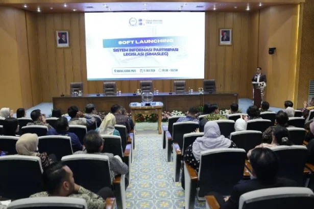DPR RI resmi meluncurkan Sistem Informasi Partisipasi Legislasi (SIMASLEG).