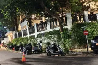 Suasana rumah Jampidsus Kejagung Febrie Adriansyah di Jalan Radio I, Kebayoran Baru Jakarta Selatan, 8 Juli 2026.
