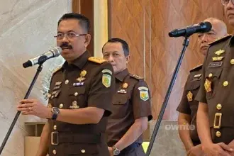 Wakil Jaksa Agung Asep Nana Mulyana di Gedung Utama Kejaksaan Agung, 24 Juli 2026.