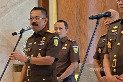 Wakil Jaksa Agung Asep Nana Mulyana di Gedung Utama Kejaksaan Agung, 24 Juli 2026.