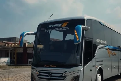Ilustrasi bus pariwisata