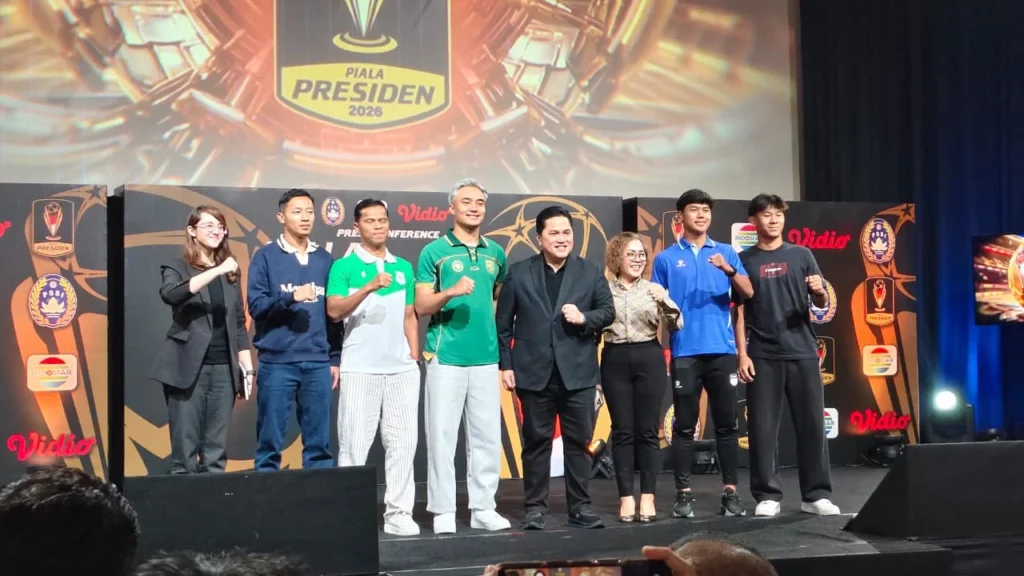 Konfrensi pers Piala Presiden 2026
