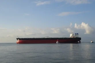 Kapal Pertamina Pride yang melintasi selat Hormuz. (Sumber: Dok. Pertamina International Shipping)