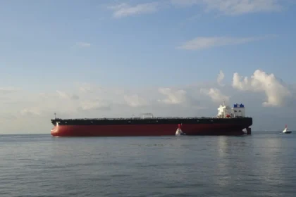 Kapal Pertamina Pride yang melintasi selat Hormuz. (Sumber: Dok. Pertamina International Shipping)