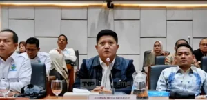 Ketua Umum Asosiasi Mitra Badan Gizi Nasional, Syawaludin Aweng, dalam Rapat Dengar Pendapat Umum (RDPU) bersama Komisi IX DPR RI