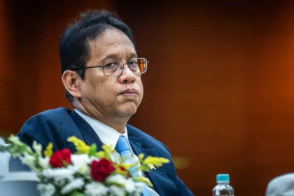 Menteri Keuangan Purbaya Yudhi Sadewa memaparkan situasi keuangan negara pada konferensi pers APBN KiTa edisi Juli 2026 di Jakarta, Selasa (21/7/2026).