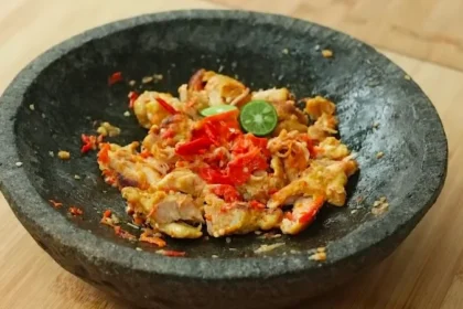 Resep menu Ayam Geprek.