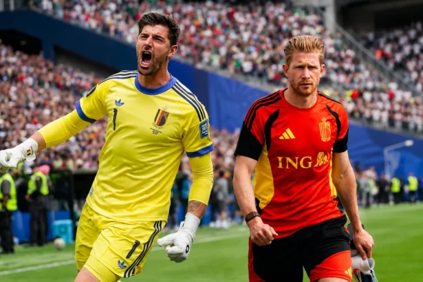 Thibaut Courtois dan Kevin De Bruyne