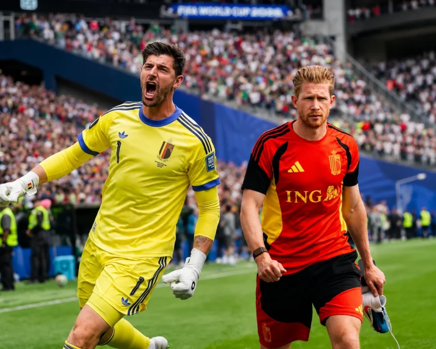 Thibaut Courtois dan Kevin De Bruyne