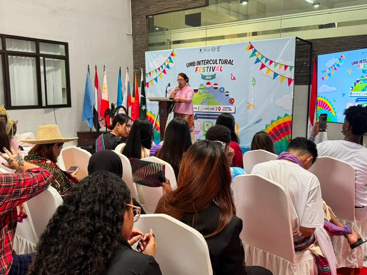 Intercultural Festival 2026 di Atrium Gedung E, Kampus Meruya, Jakarta Barat