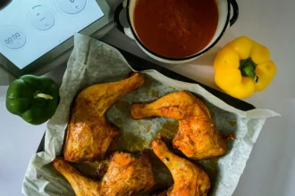 Hasil memasak dengan air fryer