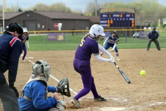 Ilustrasi permainan Softball
